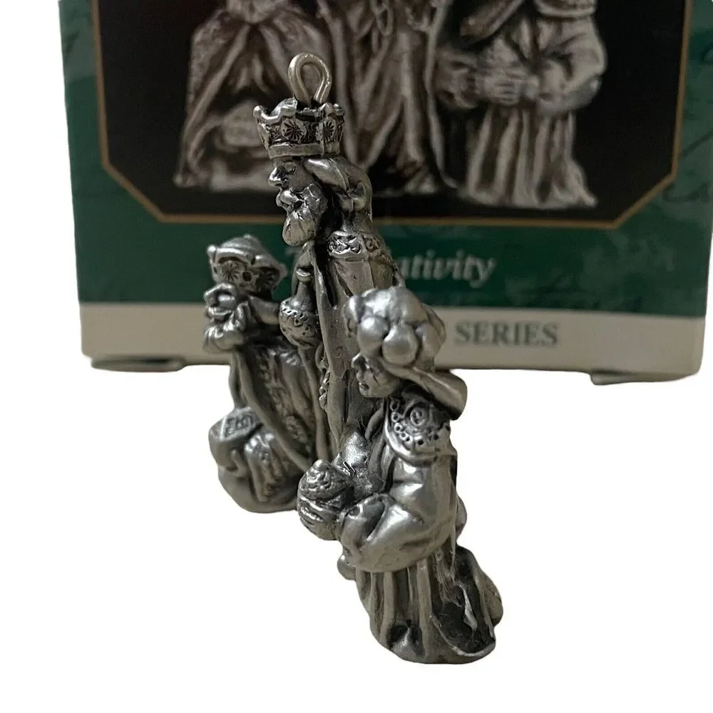 Hallmark Keepsake Miniature Ornaments‎ The Nativity Series 1999 Fine Pewter
